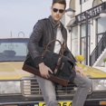 thumbnail image 3 of Bolsa de viaje de lona, bolsa de deporte, bolsa de gimnasio, bolsa de playa, bolsa portátil para hombres y mujeres, bolsa de hombro para actividades al aire libre, bolsa cruzada negra, 3 of 5