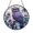 Acrylic 3.5 Inch, variant on Silent Violet Mystic Owl and Blooming Roses Spring Suncatcher Decor
