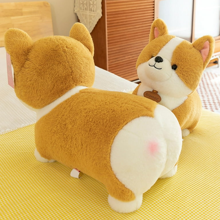 Happy Date 10 16 Shiba Plush Hugging Pillow Soft Corgi Dog Stuffed Animals Toys for Valentine Christmas Birthday Gifts Bed Sofa Chair Walmart