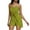 Yellow, variant on EINCcm Women Y2k 2 Piece Pants Set Strapless Off Shoulder Tube Tops High Waist Shorts Set Summer Outfits