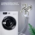 thumbnail image 2 of Washing Machine Faucet Double Outlet Wash Basin Mop Pool Extension Faucet, 2 of 9