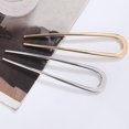 thumbnail image 7 of sunsanly U-Shaped Hair Fork Elegant Golden Silver-color Alloy Anti-slip Long Thick Hair Updo Bun French Hair Pin Stick Women Girls Hair Accessories, 7 of 7