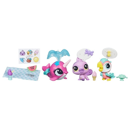 littlest pet shop chilly weather friends set