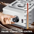 thumbnail image 2 of Acekid 3 Tank Chocolate Tempering Machine, Electric Melter with Lid & Temperature Limiter, 1200W Chocolate, Milk, Cheese Melting Pot, 2 of 7