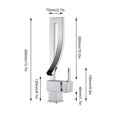 thumbnail image 3 of Grifo de lavabo de latón, grifo de lavabo sin plomo/níquel, monomando, giratorio de 360 ​​grados, 3 of 5