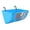 Black, variant on TOOYFUL Waterer Bucket feed Trough Food Bowl Automatic Feeder Hanging Fence feed Trough for Outdoor Cat Piglets Hamster Small Animals Blue