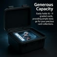 thumbnail image 4 of Boîte de Rangement pour Cartes Classées WQLPP, Étui Compatible avec Cartes Magnétiques PS, Boîtes de Rangement pour Cartes à Collectionner, Étuis Rigides Étanches pour Charger jusqu'à 10 Cartes Classées, 4 of 4