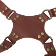 thumbnail image 2 of EIMELI Camera Shoulder Strap for Two Cameras  Retro Dual Camera Leather Strap Harness  Anti-Break Lightweight Leather Camera Strap Double Shoulder Harness Strap for Cameras brown, 2 of 9