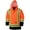 Orange, variant on Pioneer Winter 7-in-1 Parka Jacket - High Vis Waterproof Safety Jacket with Detachable Hood - Stay warm in -46C - Orange