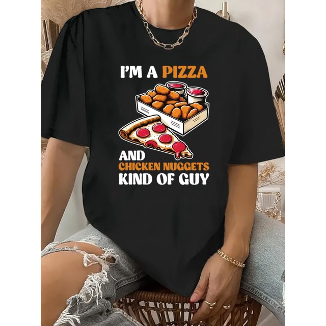 A Round-Neck Printed T-Shirt, Vintage Casual Printed Top for Women.