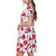 thumbnail image 2 of Balery Christmas Hat Vestidos sueltos de manga corta para mujer, vestidos de verano 2025, vestidos casuales de corte A con vuelo., 2 of 6