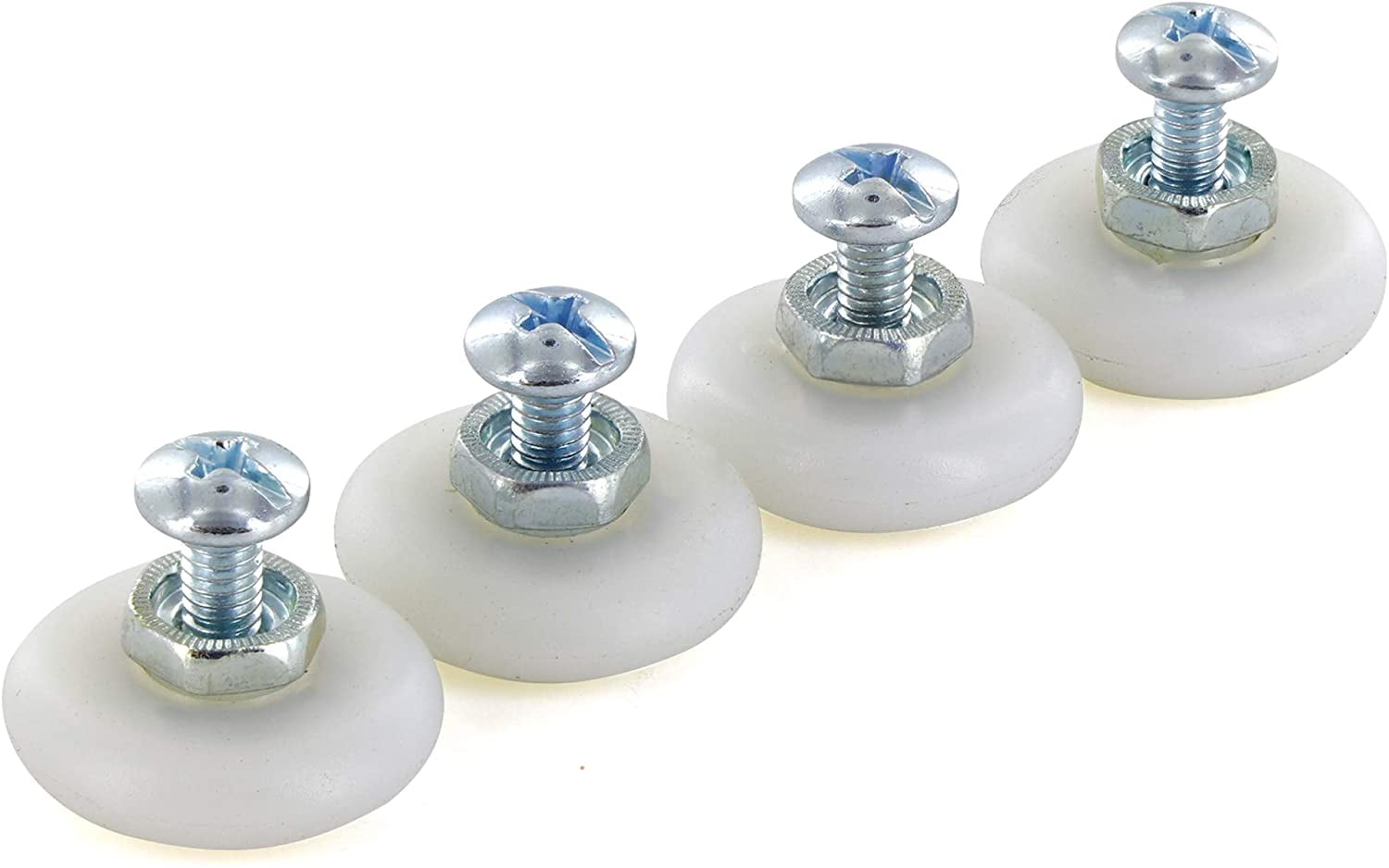 RamPro Shower Door Runners Rollers with Screw Shower Enclosure Roller Replacement Perfect for