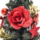 thumbnail image 5 of Decoración de árbol de Navidad artificial, modelo de árbol de Navidad, regalos para tienda de oficina en casa (20cm, morado A y rojo A), 2 uds., 5 of 7