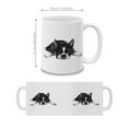 thumbnail image 4 of WIRESTER 11oz 325ml Ceramic Tea Cup Coffee Mug With Handgrip For Gift, Birthday, Anniversary, Christmas - Boston Terrier Dog Lying Down Looking Up, 4 of 7