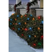 Holiday Time 70-Count LED Net Christmas Lights, Mutli-Color