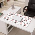 thumbnail image 3 of Long Mouse Pads for Desk,White Cow Happy Face Pattern Desk Mats on Top Of Desks, Desk Mouse Pad Extra Large with 3mm Non-Slip Base and Stitched Edge for Gaming,Office,Work,Home 31.5"x15.7", 3 of 6
