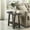Brown, variant on Two-Tone Wood Shelf Table / In Dining Room / Storage Under Table