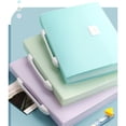 thumbnail image 4 of Mistaha A4 Accordion File Organizer with 13 Expandable Pockets and Waterproof Design - Lightweight Document Storage Folder with 12 Index Labels, Light Purple, 4 of 6