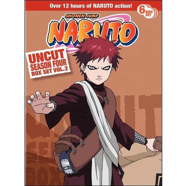 Warner Bros., Naruto Uncut Season 4 Vol 2 Box Set, DVD, Anime