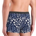 thumbnail image 4 of Men's Boxer Briefs, Plant print Soft Comfy Mens Underwear Boxer Briefs Breathable With Widen Waist, 4 of 7