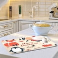 thumbnail image 3 of Iauyy Dish Drying Mat for Kitchen Counter, Super Absorbent & Hanging 16x18 / 18x24 Inch (S/M) A Penguin and A Rabbit, 3 of 8