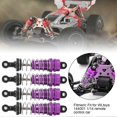 thumbnail image 4 of 4Pcs Replacement Shock Absorber Damper for WLtoys 144001 1/14 RC Car Purple, 4 of 4