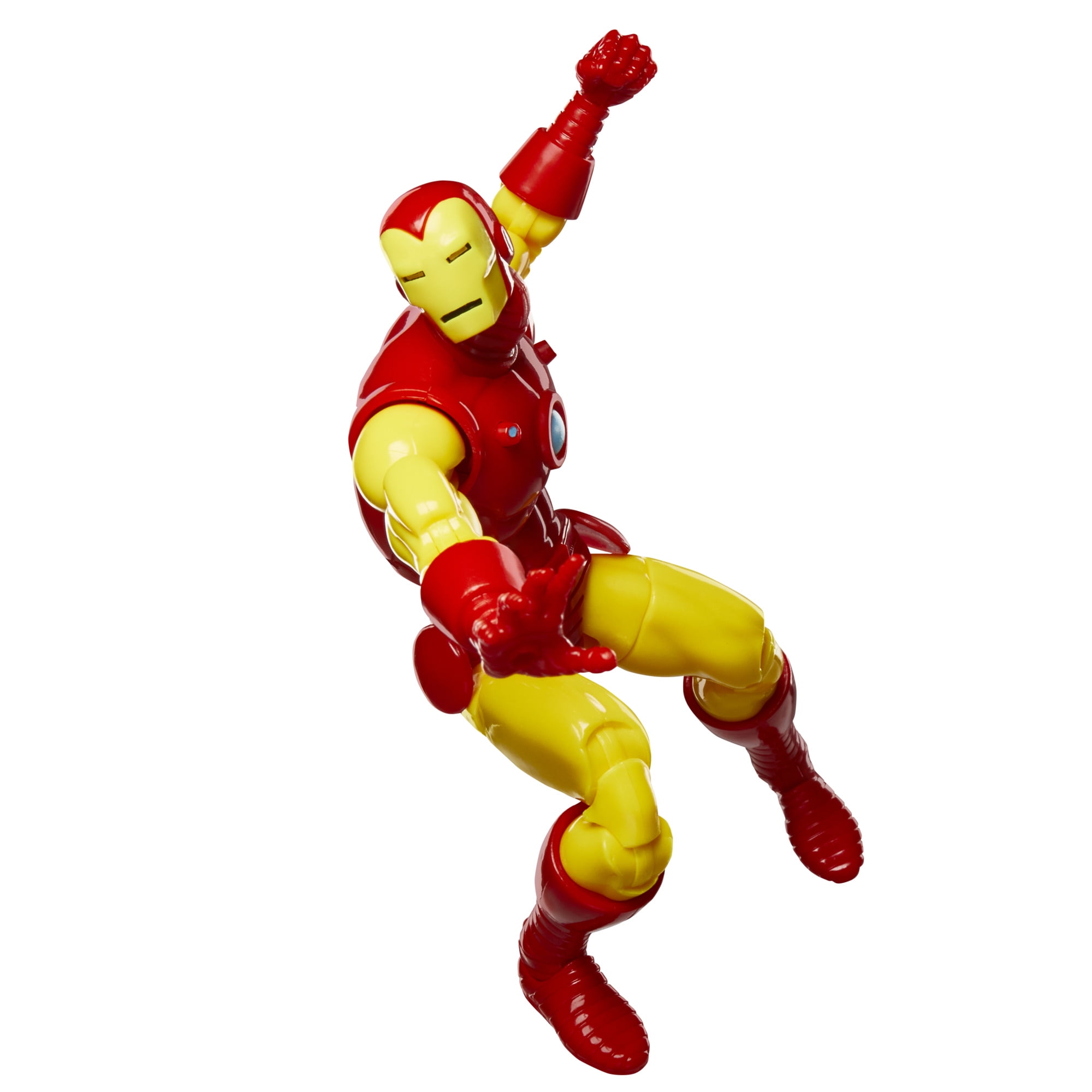 Marvel Legends Series Secret Wars Iron Man, Retro Marvel Comics Collectible Action Figure (6”)