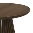 thumbnail image 4 of Plank+Beam 48" Lido Round Dining Table, Solid Wood Minimalist Kitchen Table for 4, Walnut, 4 of 9