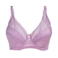 thumbnail image 3 of MIASHUI Bras for Women Underwire Bra Lace Floral Bra Unlined Unpadded Plus Size Full Coverage Bra, 3 of 3