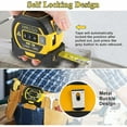 thumbnail image 5 of 3-in-1 Digital Laser Measure with Crosshair Laser, 131ft Digital Laser Distance Meter, 16ft Measuring Tape, 5 of 5