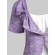 thumbnail image 4 of Talla grande Tamaño de Tinte Faux Twinset Tee Rosegal Camisetas tallas grandes, 4 of 5