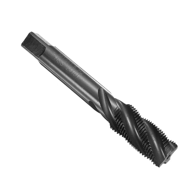 Uxcell Spiral Flute Thread Tap M18 x 1.5 Metric Machine Taps HSS6542 Nitrided Coated