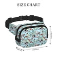 thumbnail image 4 of Honeii pirate with funny animals Print Square Double Layer Waist Bag,Waist Belt Bag Fashion Fanny Women and Men,For Travel Running Hiking Walking, 4 of 9