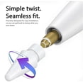 thumbnail image 5 of Soft Apple Pencil Tips Replacement (12 Pack) – Silicone Quiet Nibs with Paperfeel Friction, 5 of 5