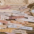 thumbnail image 4 of 4 Pcs Vintage Scrapbook Letters Stickers Gilding Words Phrase Diary Travel Planner Decor Scrapbooking DIY Craft Sticker, 4 of 6