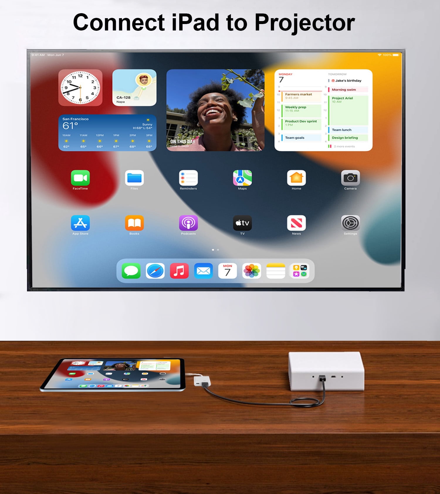 Apple USB-C to HDMI Adapter 4K@60Hz for iPhone 15 16 17 MacBook Pro Air iPad Pro, MFi Certified Type-C Digital AV HDMI 2.0 Cord Compatible with Samsung Galaxy S25, Nintendo Switch, Pixelbook, XPS