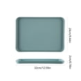 thumbnail image 3 of Rectangular PVC Serving Tray for Fruit Desserts and Snacks Easy Clean Kitchen and Party Dish in Blue, 3 of 8