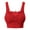 Red, variant on Women's Bra Women'S Seamless Lace Bra Top With Front Lace Cover Sports Bra,Orange Women's Bra XL
