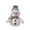 B, variant on UYUH Lighted Snowman Doll with Green Knit Hat, 7.7 Inch Plush Doll Christmas Tabletop Decor, Plush Figurines for Indoor Holiday Home Decorations