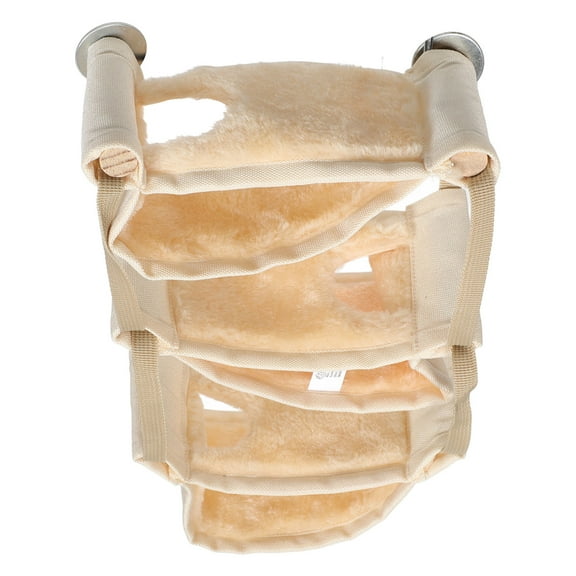 LEORX Small Pet Nest Hamster Bed Yellow Fabric 1Pcs