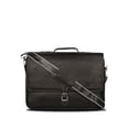 thumbnail image 3 of Tortoise -100% Genuine Leather Laptop Messenger Bag Black, 3 of 3
