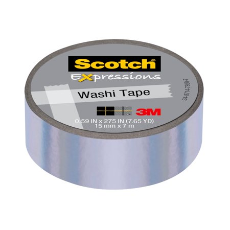 UPC: 0076308928681 | Scotch Expressions Washi Tape  Iridescent Purple  1 Roll