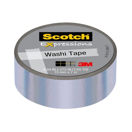 UPC: 0076308928681 | Scotch Expressions Washi Tape Iridescent Purple 1 Roll