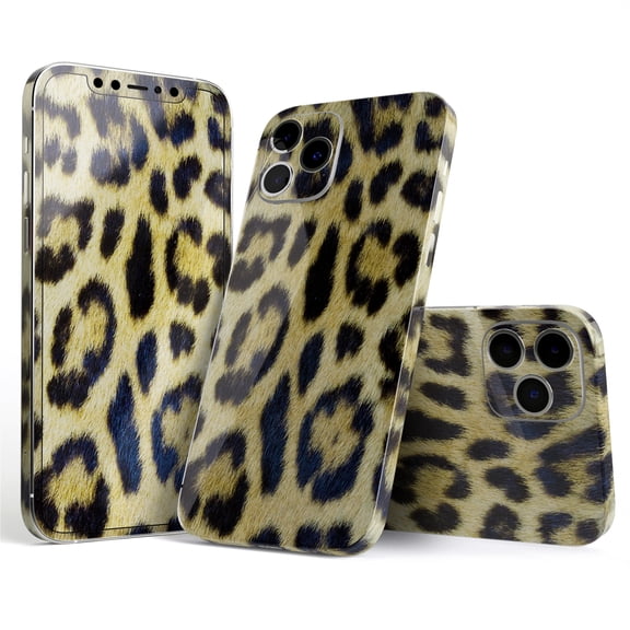 DesignSkinz Real Leopard Hide V3 Full-Body Skin Decal Wrap Cover for iPhone 16