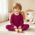 thumbnail image 6 of HFHAPW Boys Girls Pajamas Little Toddler Boys Girls Long Sleeves and Pants Pajamas 2-Piece Pjs Set Kids Sleepwear, 6 of 9