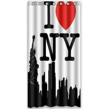 Ganma I Love Ny York City Statue Of Liberty Shower Curtain