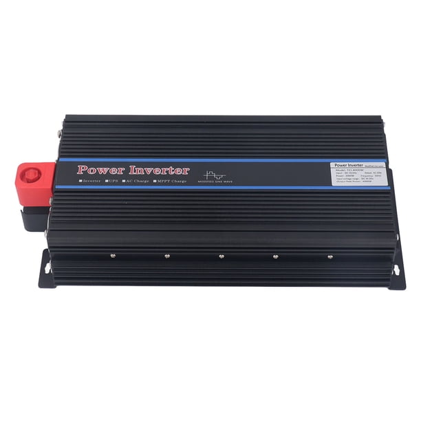 Inversor De Energía Solar, Entrada DC 12V 24V Potente Inversor De Energía De 2000W Alta Eficiencia Para Viajes De Negocios
