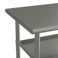 thumbnail image 6 of Flash Furniture Stainless Steel Worktable with 2 Undershleves, 6 of 8