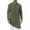 Army Green, variant on ZZwxWA Men's Muslim Robe Set Arab Middle Robe Long Sleeve Standing Neck Pocket Button Casual Robe Sales