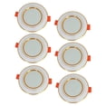 thumbnail image 3 of Lámpara empotrada de con panel de de 6 piezas - Blanco cálido Gloria Luz de techo LED, 3 of 9